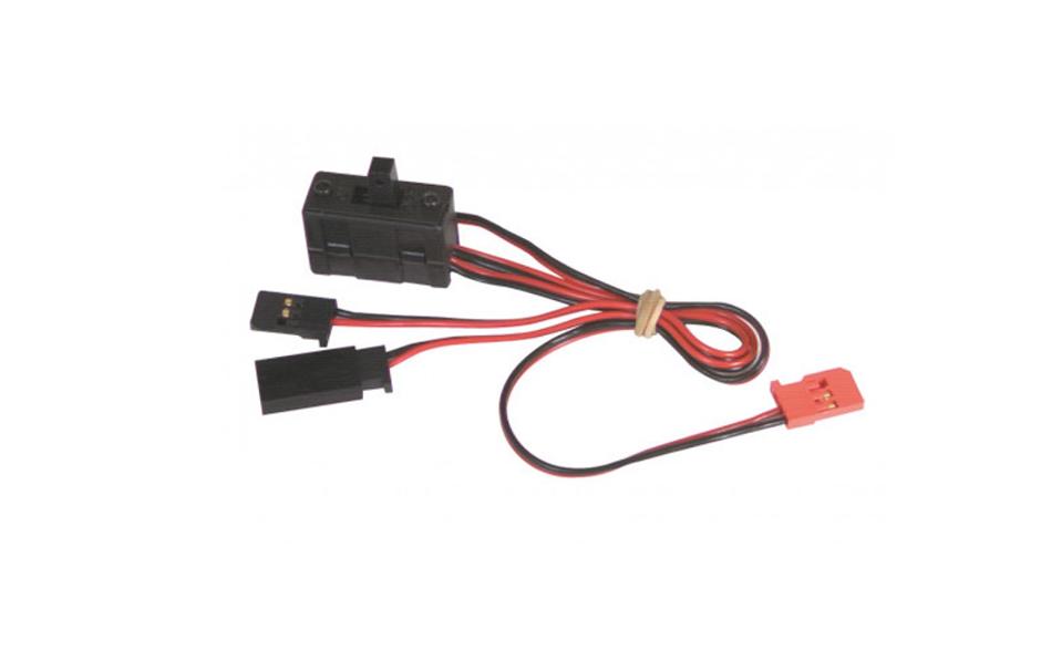 LED RC Schalter Heavy Duty – 60-Core-Anschluss Für Servo, ESC Und Empfänger, Mit LED-Anzeige