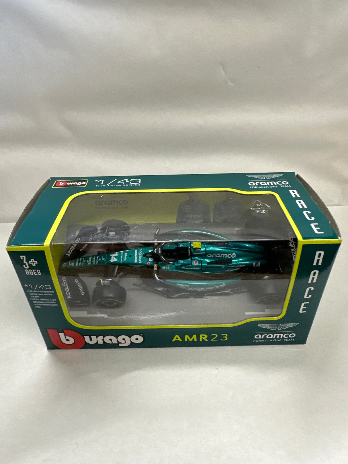 Bburago 1/43 AMR23 14 Fernando Alonso 2024 B18-60039FA