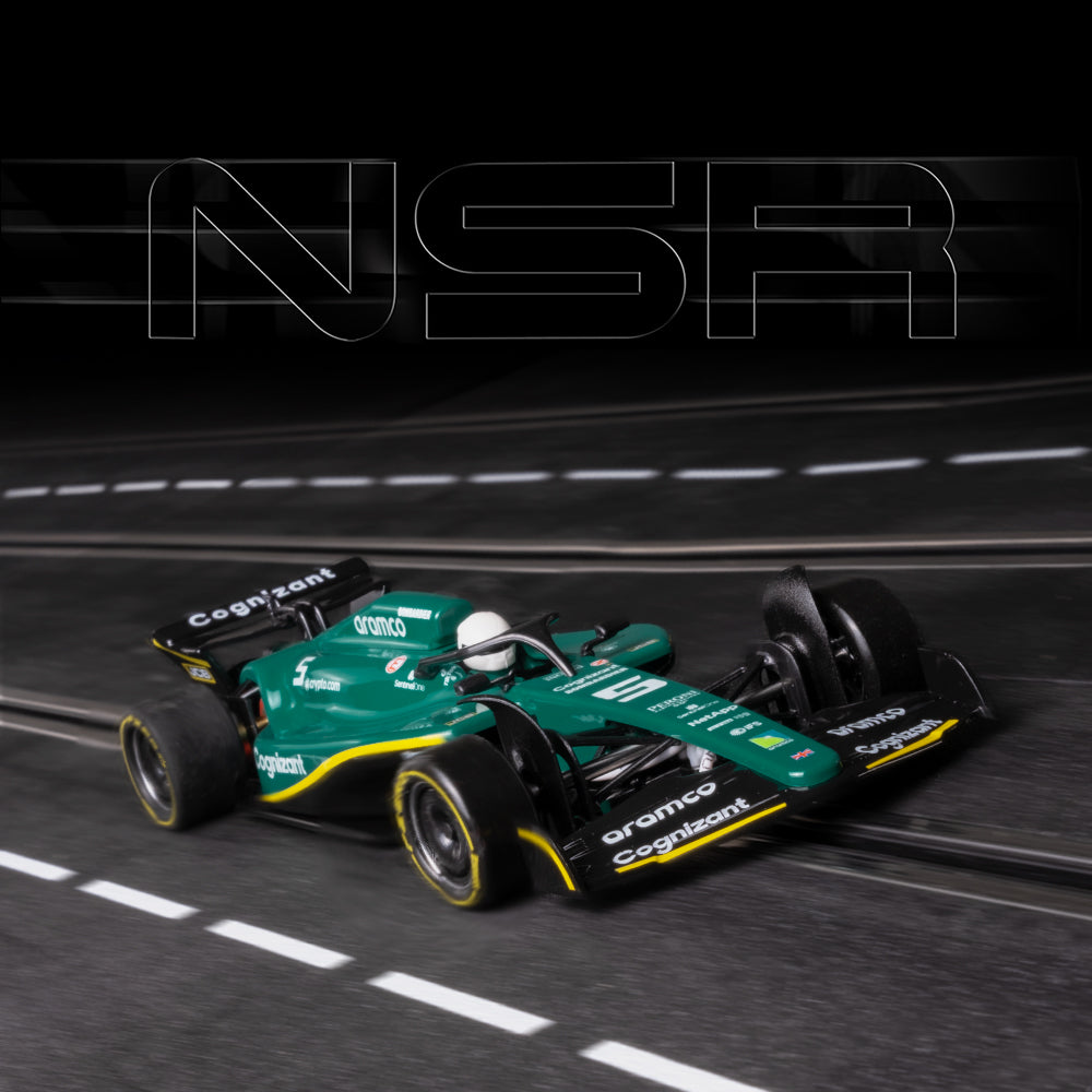 NSR Slot Car FORMULA 22 – British Racing GREEN AM – #5 Il King Evo3 0340IL