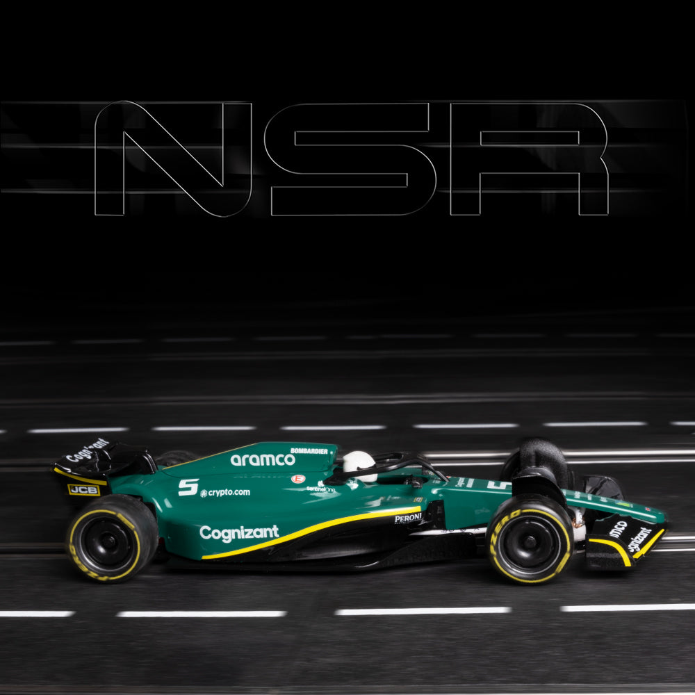 NSR Slot Car FORMULA 22 – British Racing GREEN AM – #5 Il King Evo3 0340IL