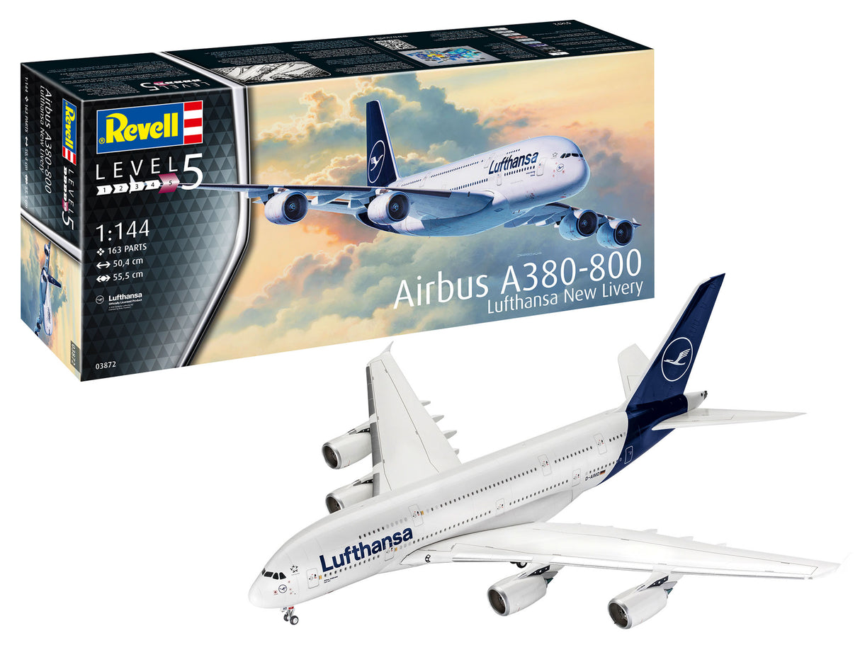 Revell 1/144 Airbus A380-800 Lufthansa New Livery 03872