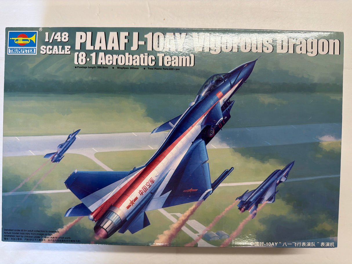 Trumpeter 1/48 Plaaf J-10AY Vigorous Dragon 8.1 Aerobatic Team 02857