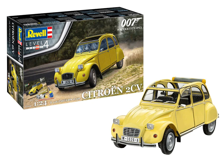 Revell 1/24 James Bond Citroen 2CV Gift Set 05663