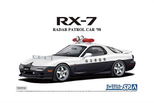 05922 Aoshima 1/24 MAZDA FD3S RX-7 RADAR PATROL CAR 1998