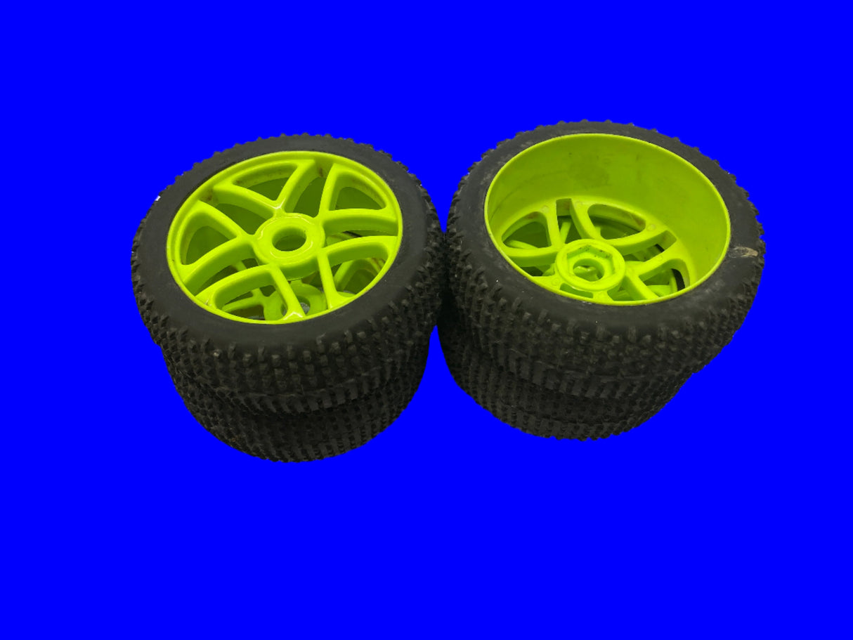 1/8 Wheels and Tires - 5 Spoke - Set of 4 - SECOND HAND