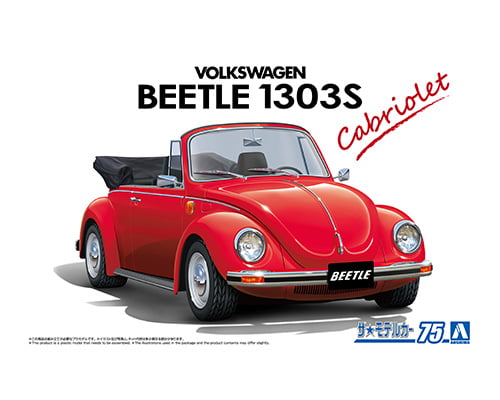 06154 Aoshima 1/24 VOLKSWAGEN 15ADK Beetle 1303S Cabriolet 1975