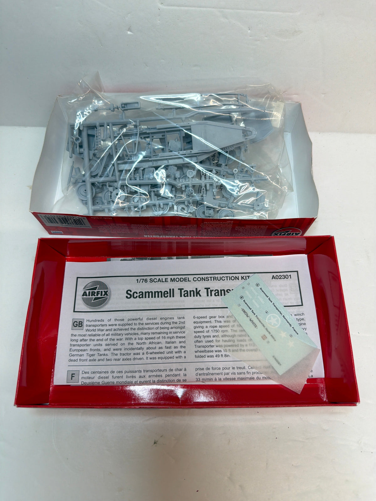Airfix Scammell Tank Transporter 1:76 Scale Model Kit