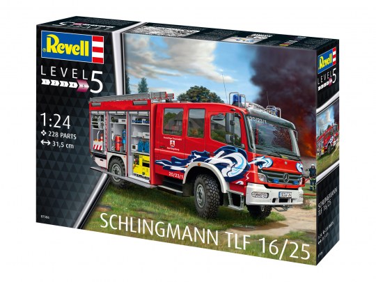 Revell 1/24 Schlingmann TLF 16/25 Fire Engine Kit 05663