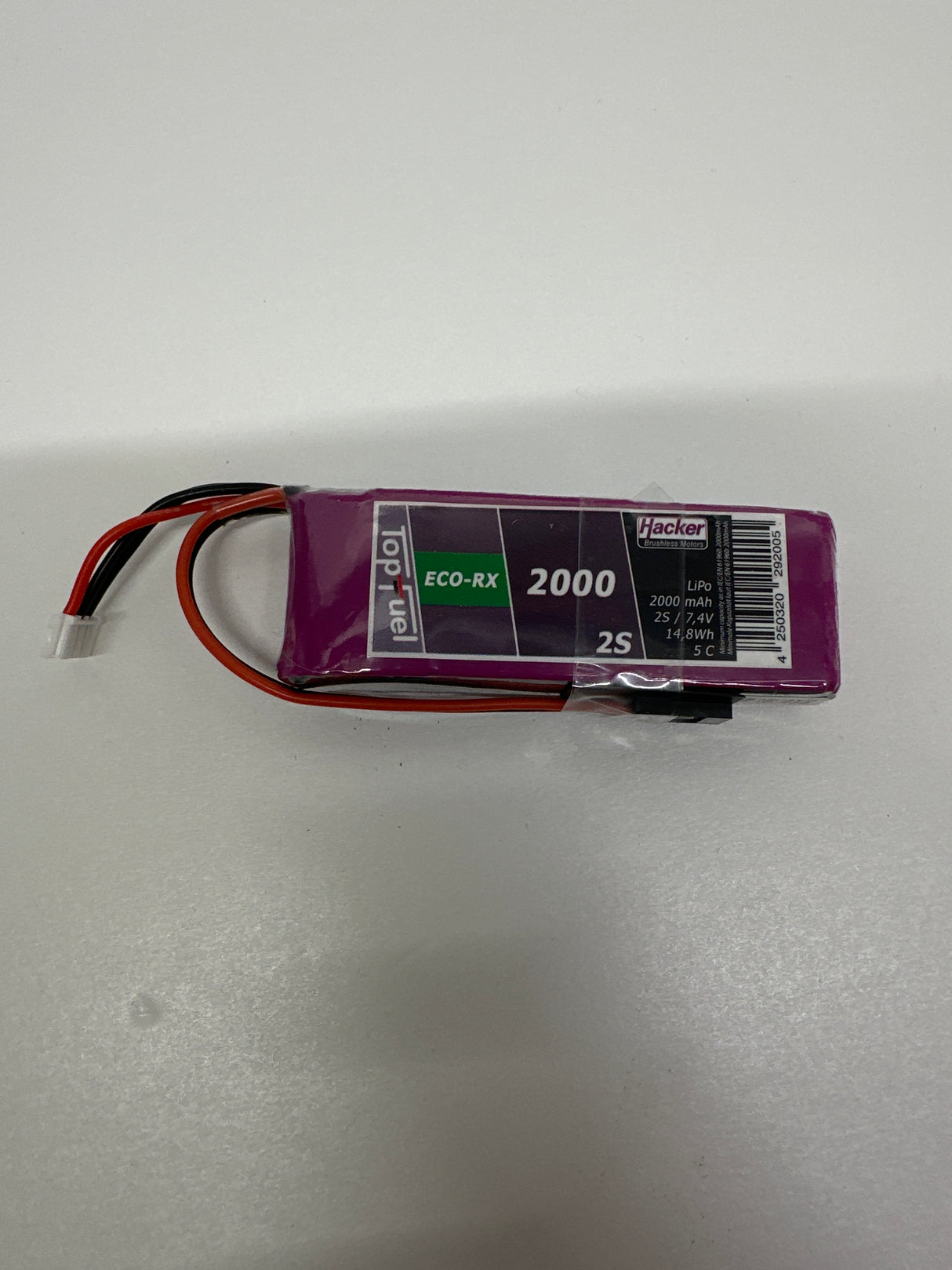 Top Fuel Eco-RX 2000mAh LiPo 7.4v Cell 5C
