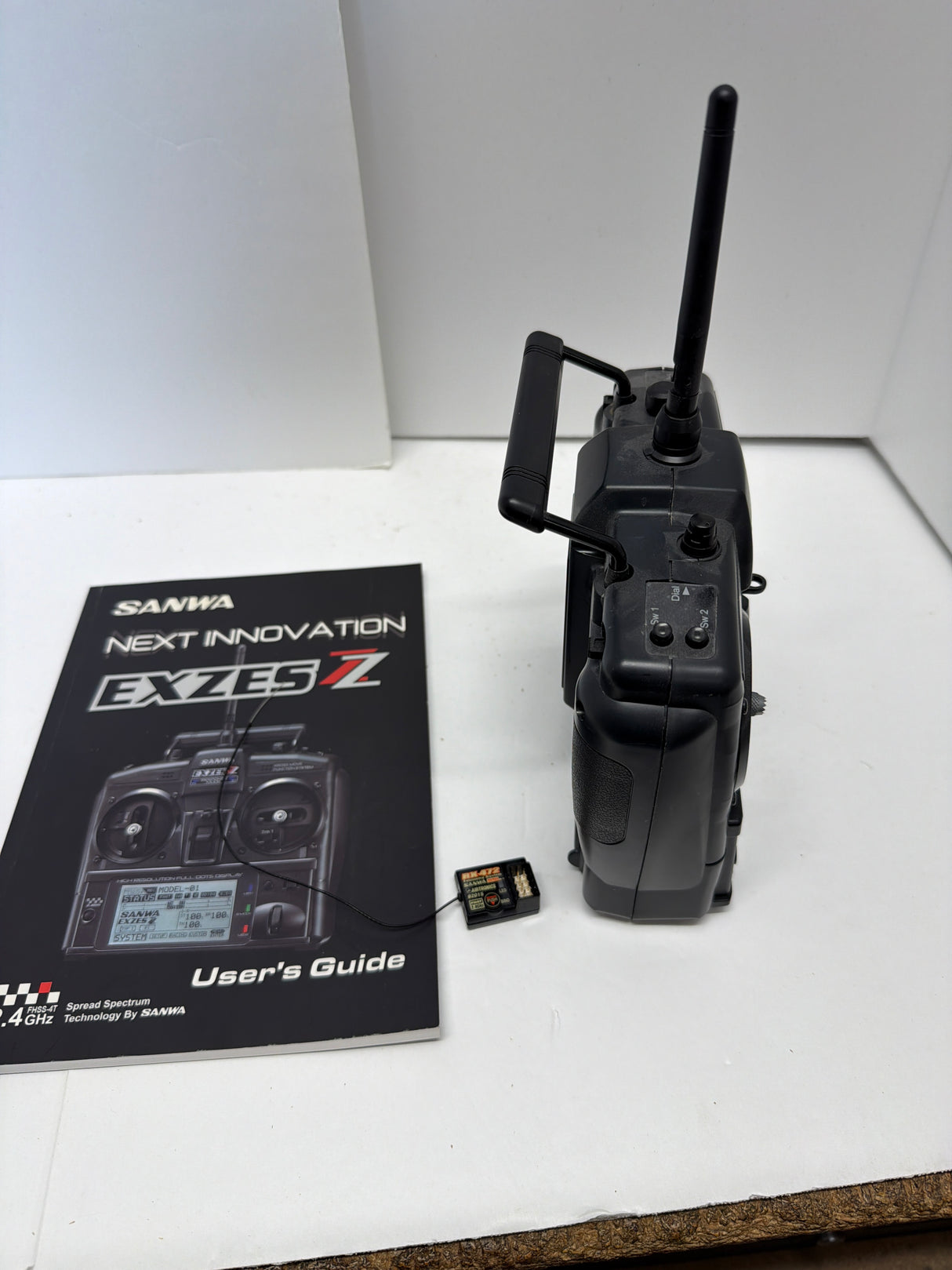 SANWA EXZES ZZ Stick Radio Set with RX- 472 AS NEW NO BOX