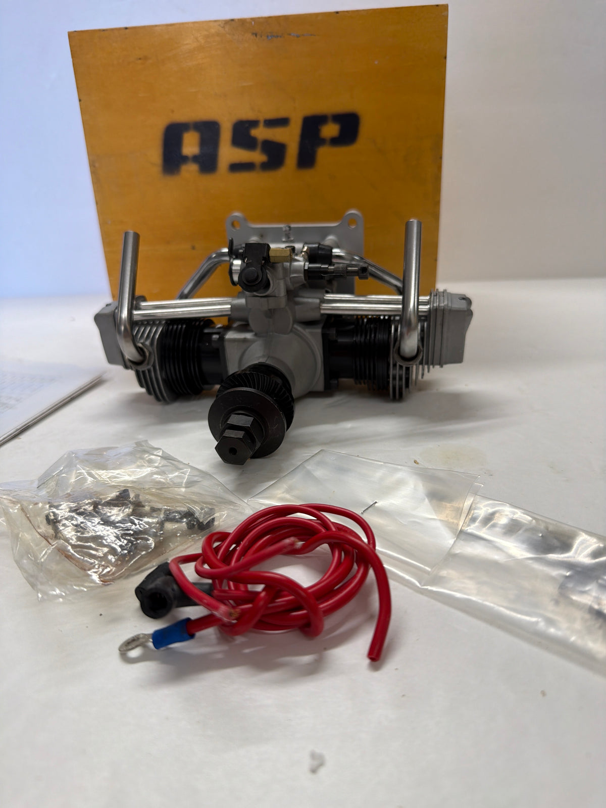 ASP FT160AR Twin-Cylinder 4-Stroke Engine - New in Box - Never Run