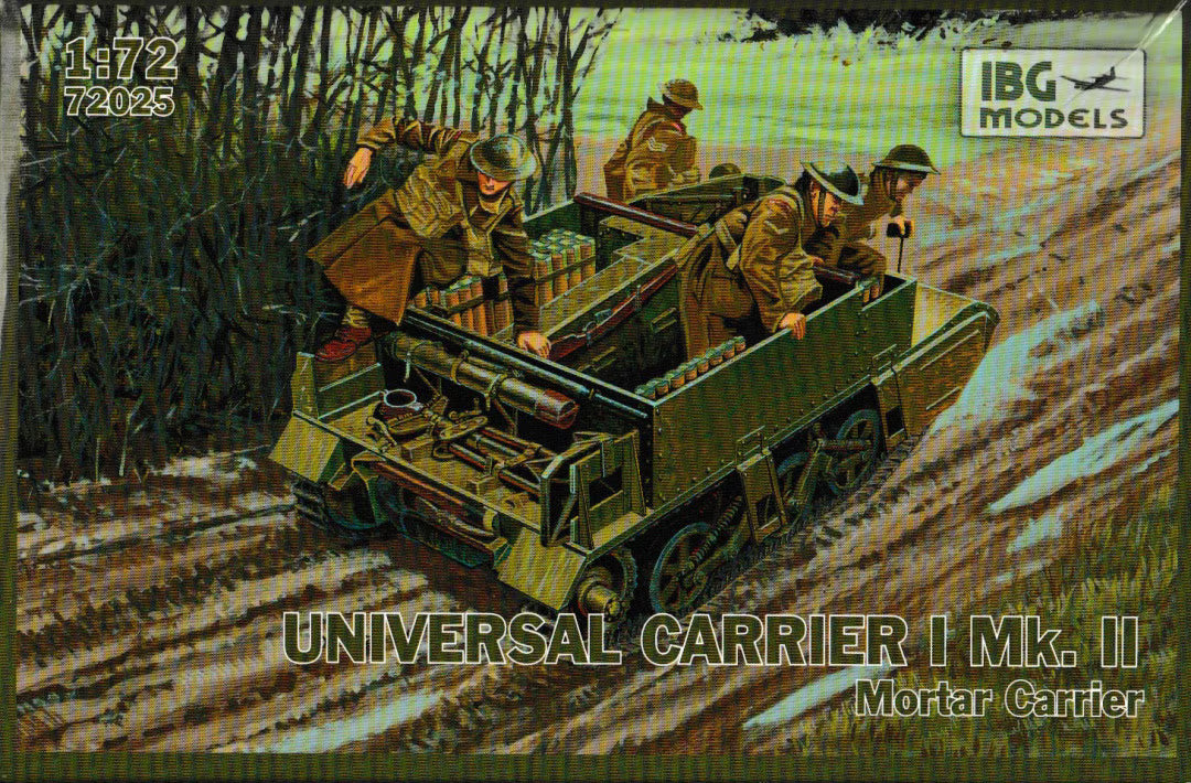 IBG Models 1/72 Universal Carrier I Mk.II Mortar Carrier Kit 72025