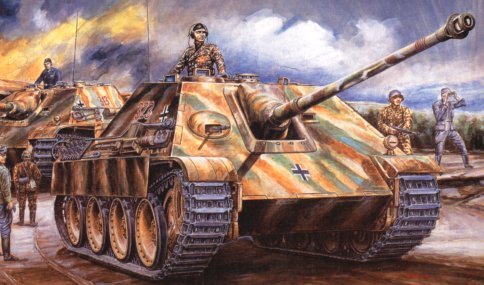 Academy 1/25 German Tank Destroyer Jagdpanther Kit (Motorized) 1339