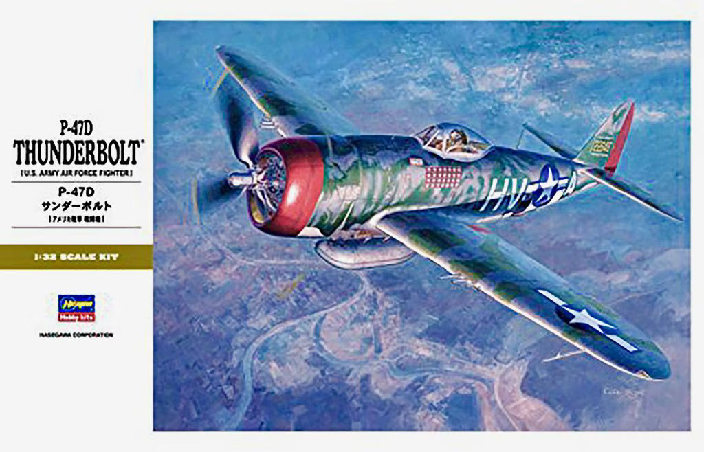 Hasegawa 1:32 P-47D Thunderbolt Kit HAA08077