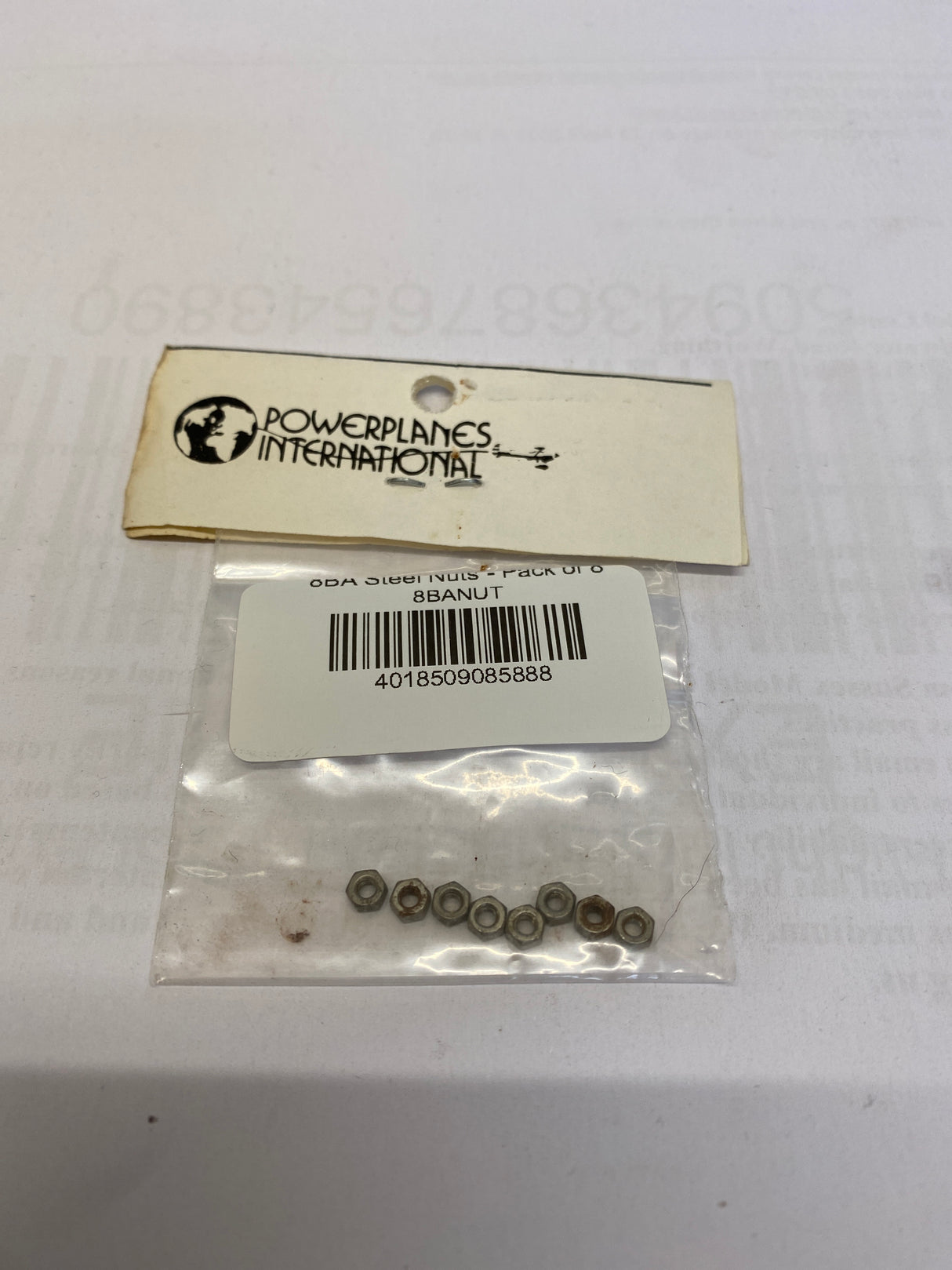 8BA Steel Nuts - Pack of 8