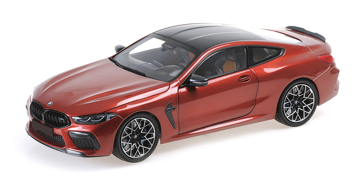 Minichamps Die Cast Collectables - 1:18 2020 BMW M8 Coupe - Red Metallic