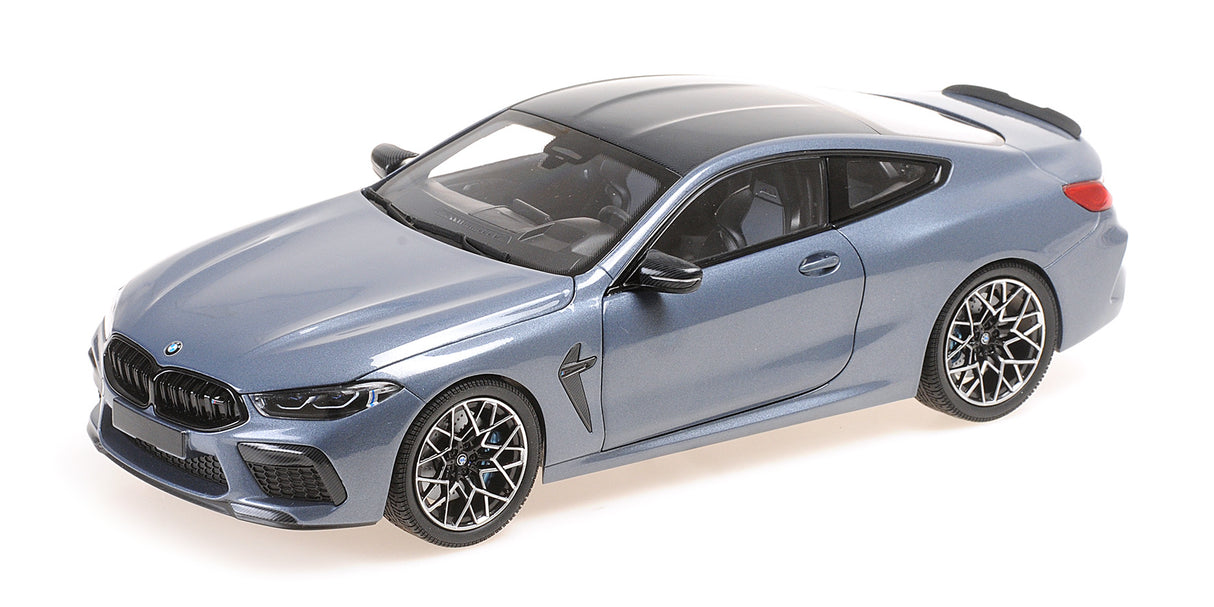 Minichamps Die Cast Collectables - 1:18 2020 BMW M8 Coupe - Blue Metallic