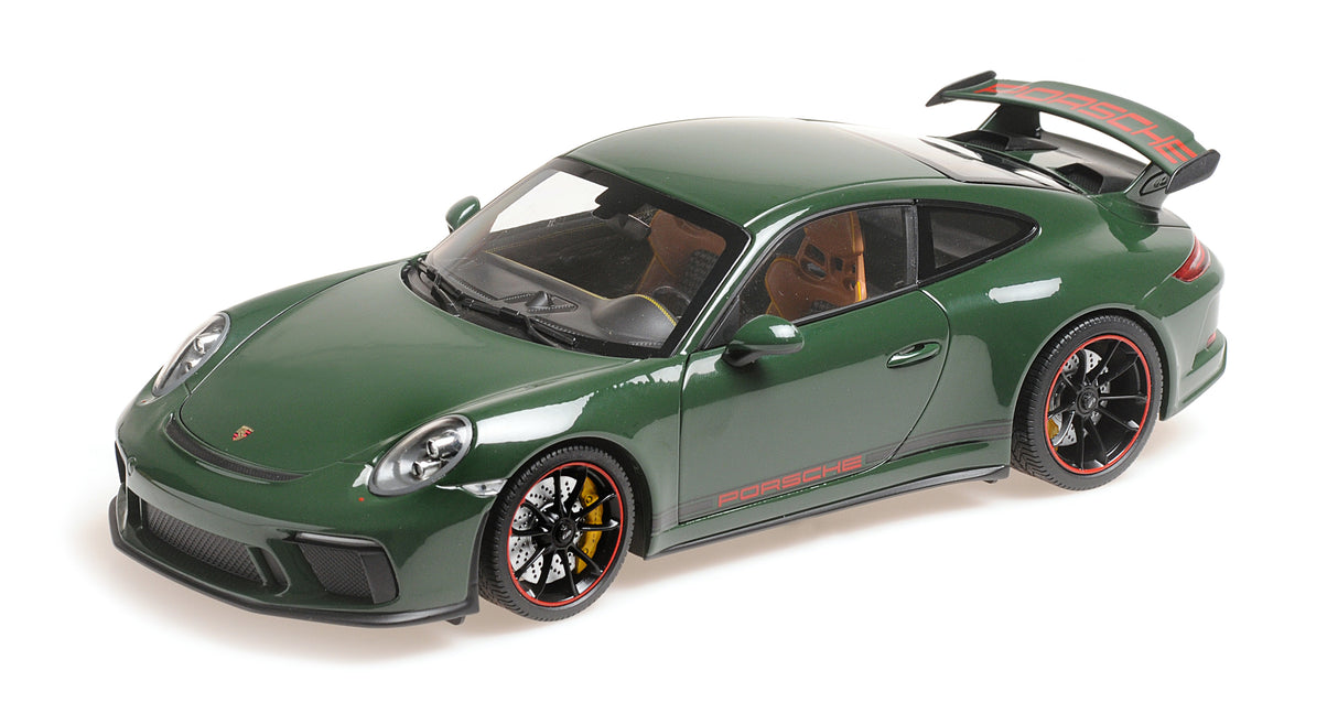 Minichamps Die Cast Collectables - 1:18 2017 Porsche 911 GT3 - Dark Green