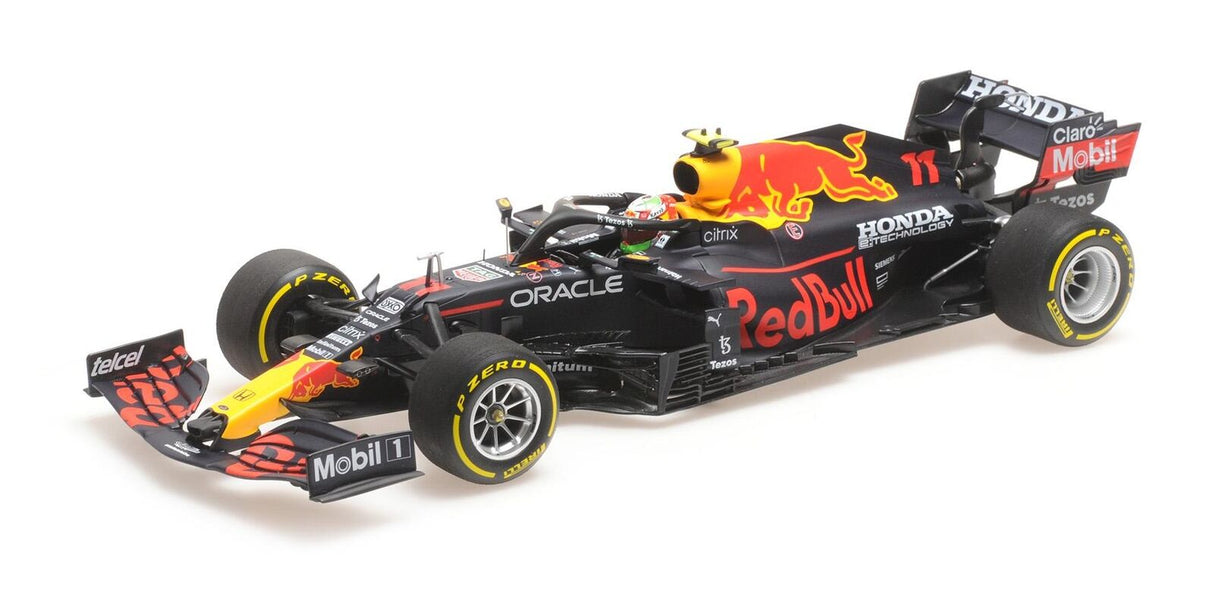 Minichamps Die Cast Collectables - 1:18 Red Bull Racing Honda RB16B - Sergio Perez - Mexican GP 2021