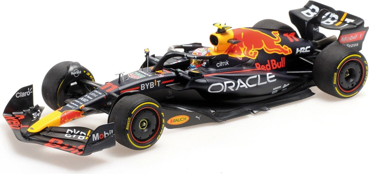 Minichamps Die Cast Collectables - 1:18 Oracle Red Bull Racing RB18 - Sergio Perez - Miami GP 2022