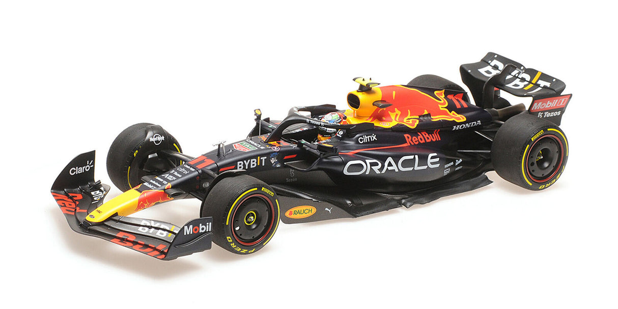 Minichamps Die Cast Collectables - 1:18 Oracle Red Bull Racing RB18 - Sergio Perez - Abu Dhabi GP 2022