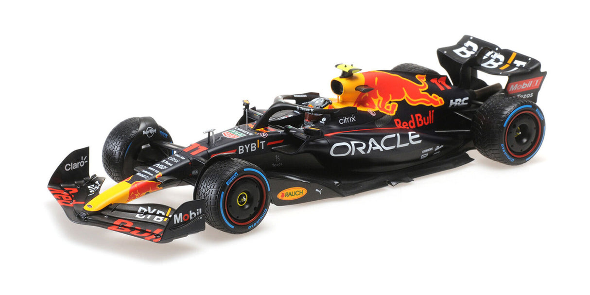 Minichamps Die Cast Collectables - 1:18 Oracle Red Bull Racing RB18 - Sergio Perez - Monaco GP 2022 WithRain Tyres