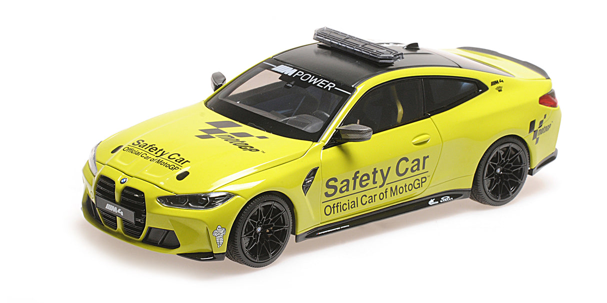 Minichamps Die Cast Collectables - 1:18 2020 BMW M4 Safety Car - Yellow