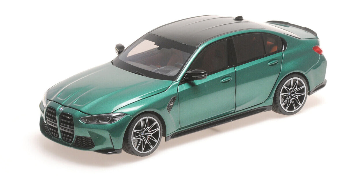 Minichamps Die Cast Collectables - 1:18 2020 BMW M3 - Green Metallic