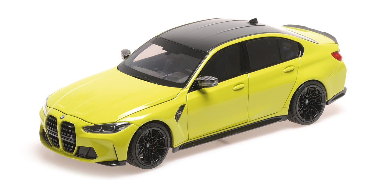 Minichamps Die Cast Collectables - 1:18 2020 BMW M3 - Yellow Metallic