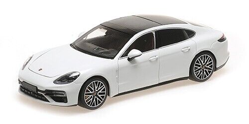Minichamps Die Cast Collectables - 1:18 2020 Porsche Panamera Turbo S - White Metallic