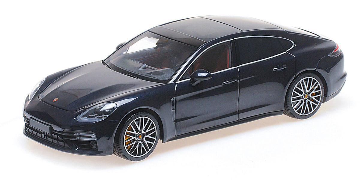 Minichamps Die Cast Collectables - 1:18 2020 Porsche Panamera Turbo S - Blue Metallic