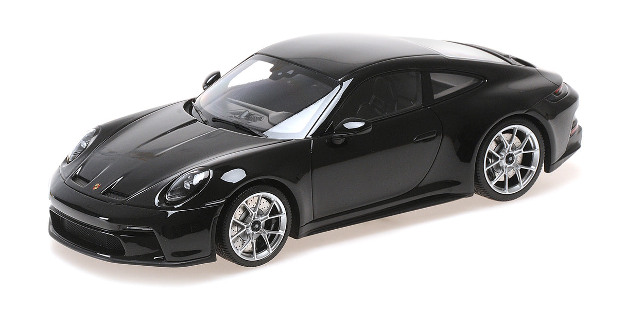 Minichamps Die Cast Collectables - 1:18 2022 Porsche 911 (992) GT3 Touring - Black With Silver Wheels