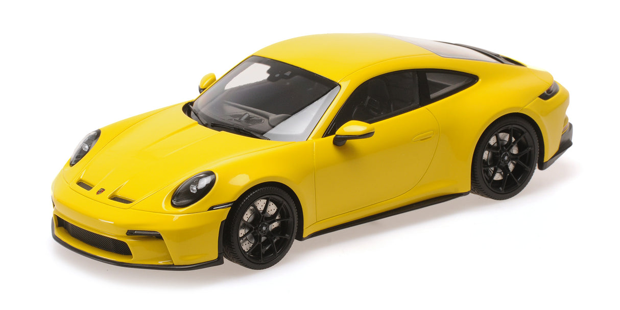 Minichamps Die Cast Collectables - 1:18 2022 Porsche 911 (992) GT3 Touring - Yellow With Black Wheels