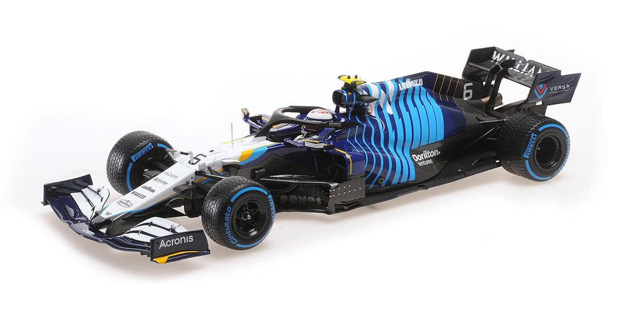 Minichamps Die Cast Collectables - 1:18 1:18 Williams Racing Mercedes FW43B - Nicholas Latifi- Belgian GP 2021
