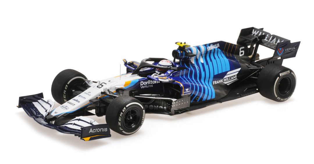 Minichamps Die Cast Collectables - 1:18 Williams Racing Mercedes FW43B - Nicholas Latifi- Saudi Arabian GP 2021