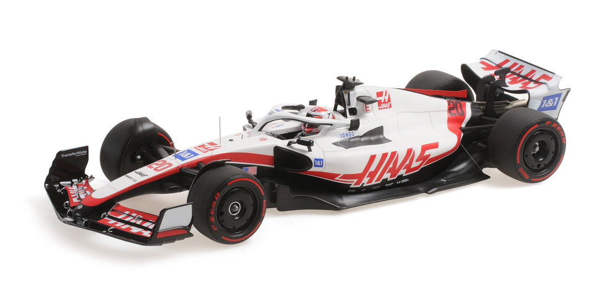 Minichamps Die Cast Collectables - 1:18 Haas F1 Team VF-22 - Kevin Magnussen - Bahrain GP 2022