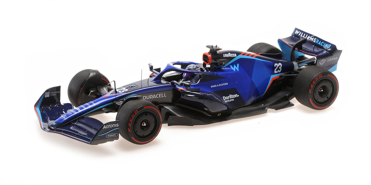 Minichamps Die Cast Collectables - 1:18 Williams Racing FW44 - Alexander Albon - Bahrain GP 2022
