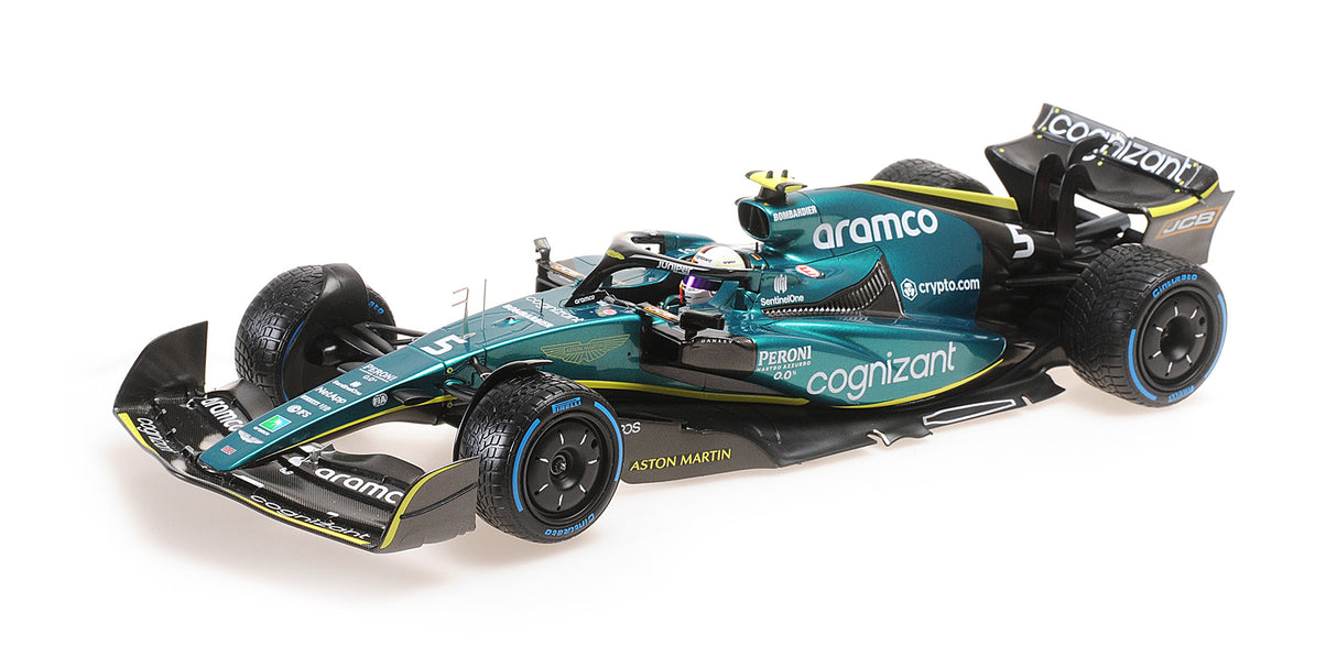 Minichamps Die Cast Collectables - 1:18 Aston Martin Aramco Cognizant Formula One Team AMR22 - Sebastian Vettel - Australian GP 2022