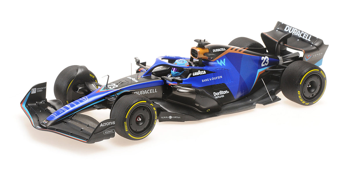 Minichamps Die Cast Collectables - 1:18 Williams Racing FW44 - Alexander Albon - Miami GP 2022