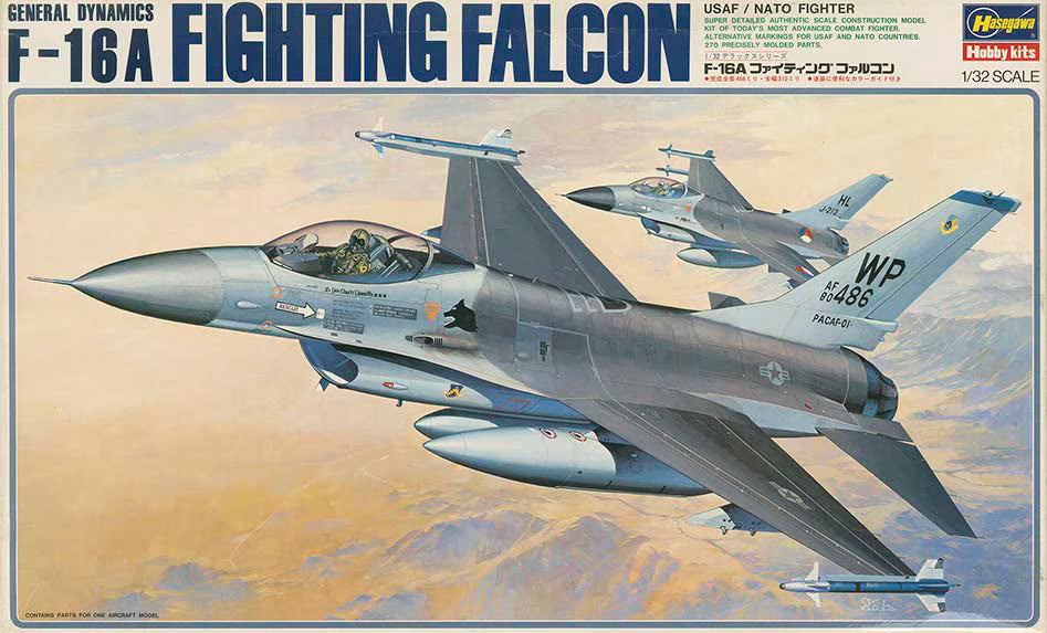 Hasegawa 1/32 F16A Fighting Falcon Kit S026