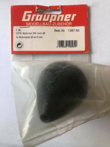 Graupner Black 2 Blade CFK-Spinner 80mm 1387.80