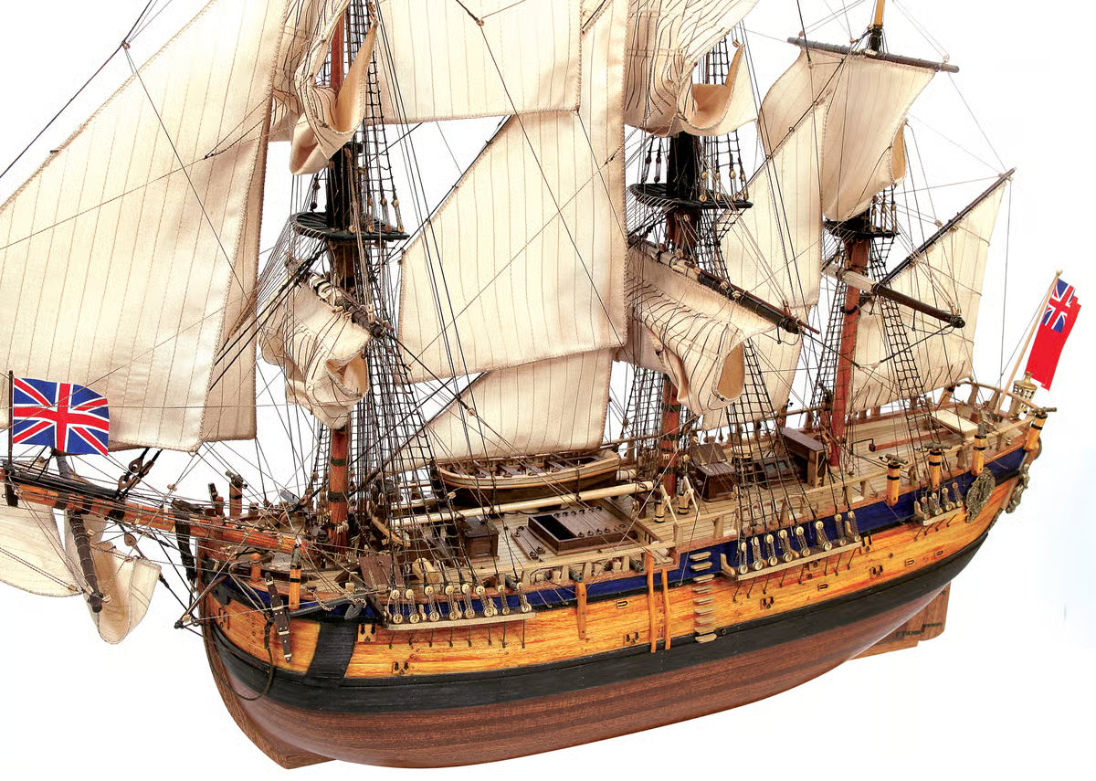OcCre 1/54 HMS Endeavour Wooden Boat Kit OC14005