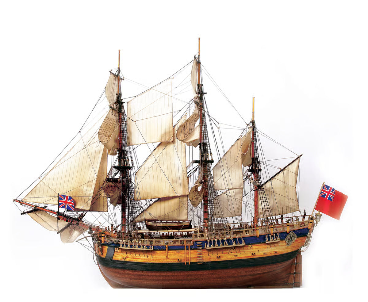 OcCre 1/54 HMS Endeavour Wooden Boat Kit OC14005