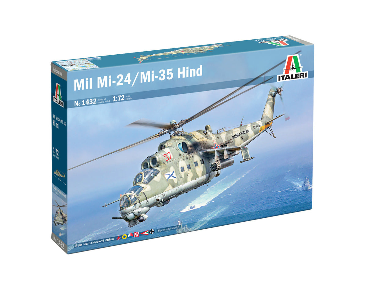 Italerai 1/72 Mil Mi-24P / Mil Mi-35P Helicopter Kit 1432