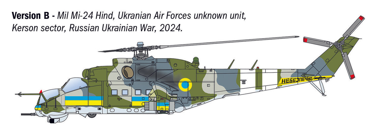 Italerai 1/72 Mil Mi-24P / Mil Mi-35P Helicopter Kit 1432