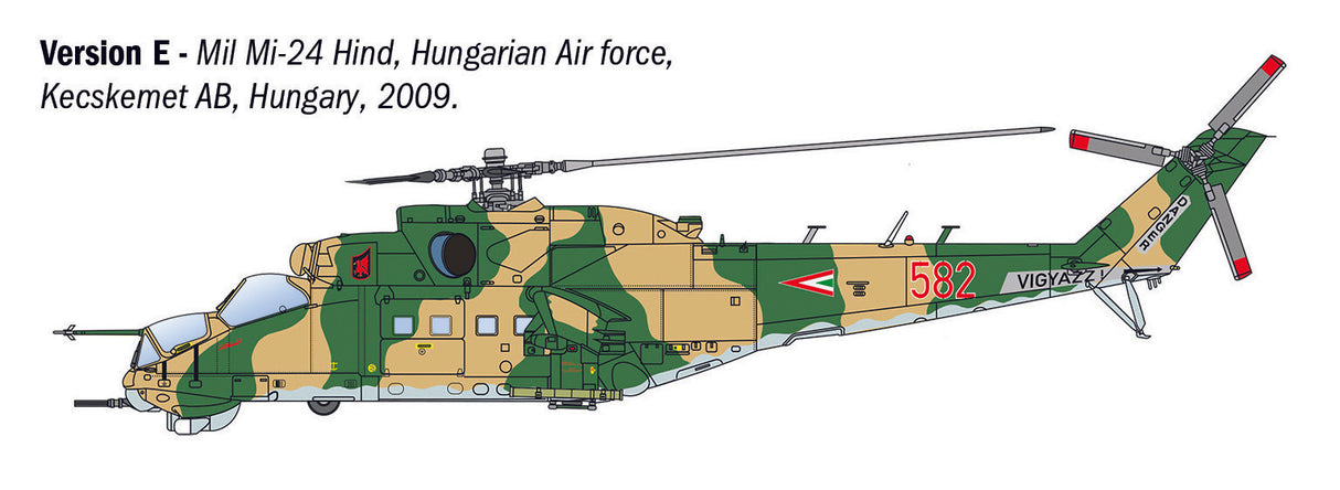 Italerai 1/72 Mil Mi-24P / Mil Mi-35P Helicopter Kit 1432