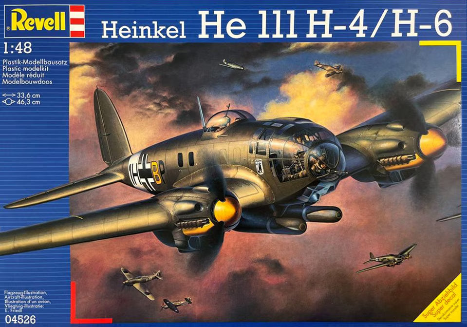 Revell 1/48 Heinkel He 111 H-4/H-6 Kit 04526