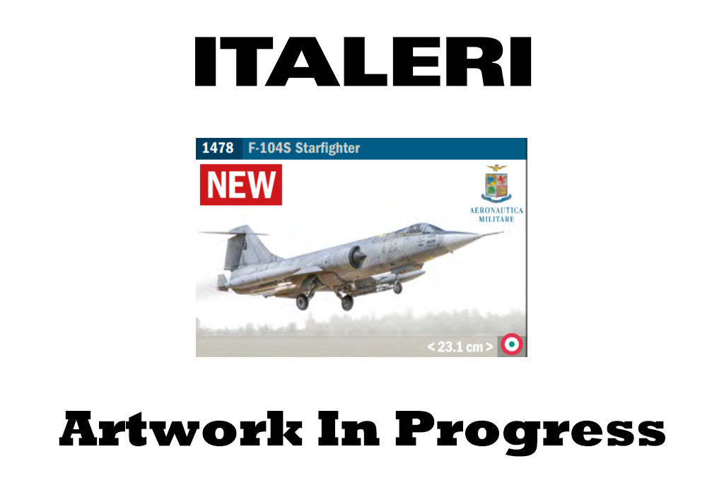 ITALERI 1/72 Aeritalia F-104S Starfighter 1478