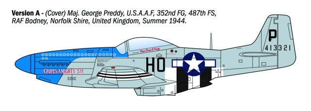 Italerai 1/72 P-51D Mustang Aces kit 1484
