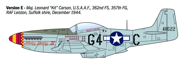 Italerai 1/72 P-51D Mustang Aces kit 1484